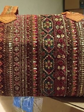 Indian Banjara Duffle Bag For Women, Multicolored  NIP